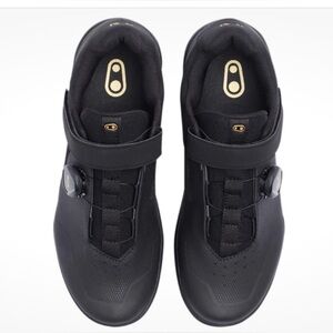 Crankbrothers Stamp BOA® Shoes BLACK/GOLD US 9.5 STB01080A-9.5 Black Cycle Shoes